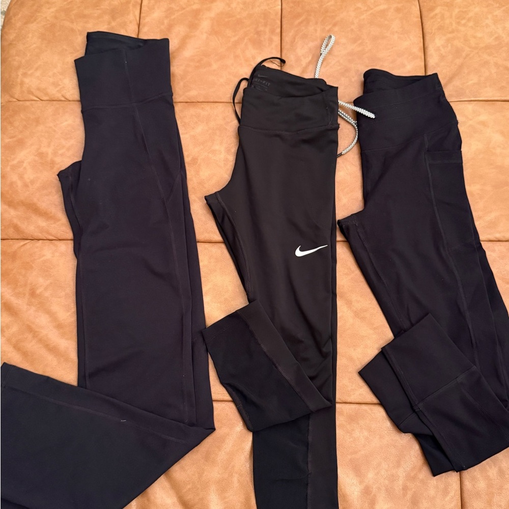 Black Leggings Trio